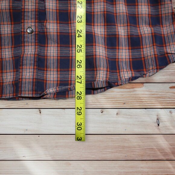 Banana Republic Blue Plaid Shirt Size Large - Picture 5 of 7